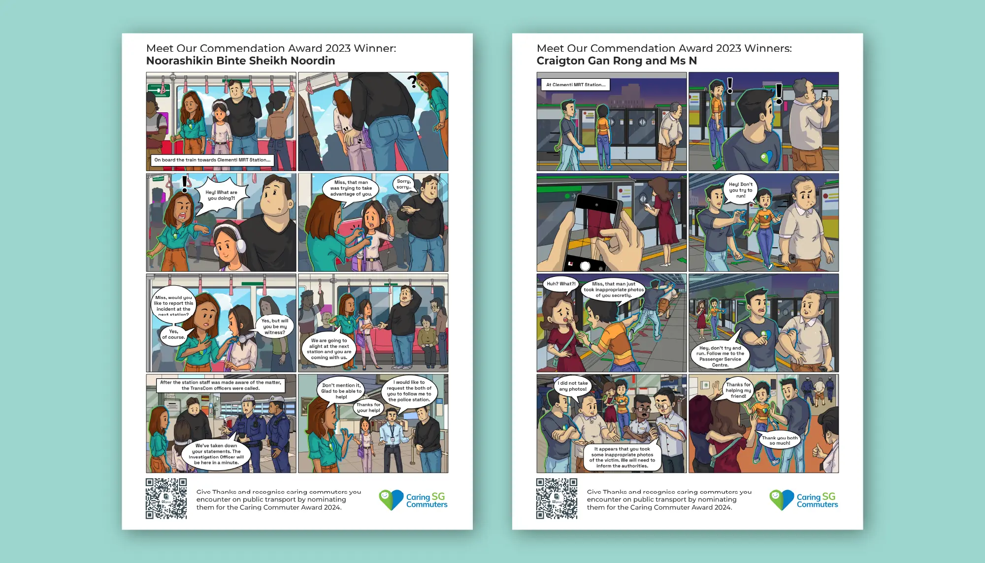 Public Transport Council - Caring SG Commuters Comics